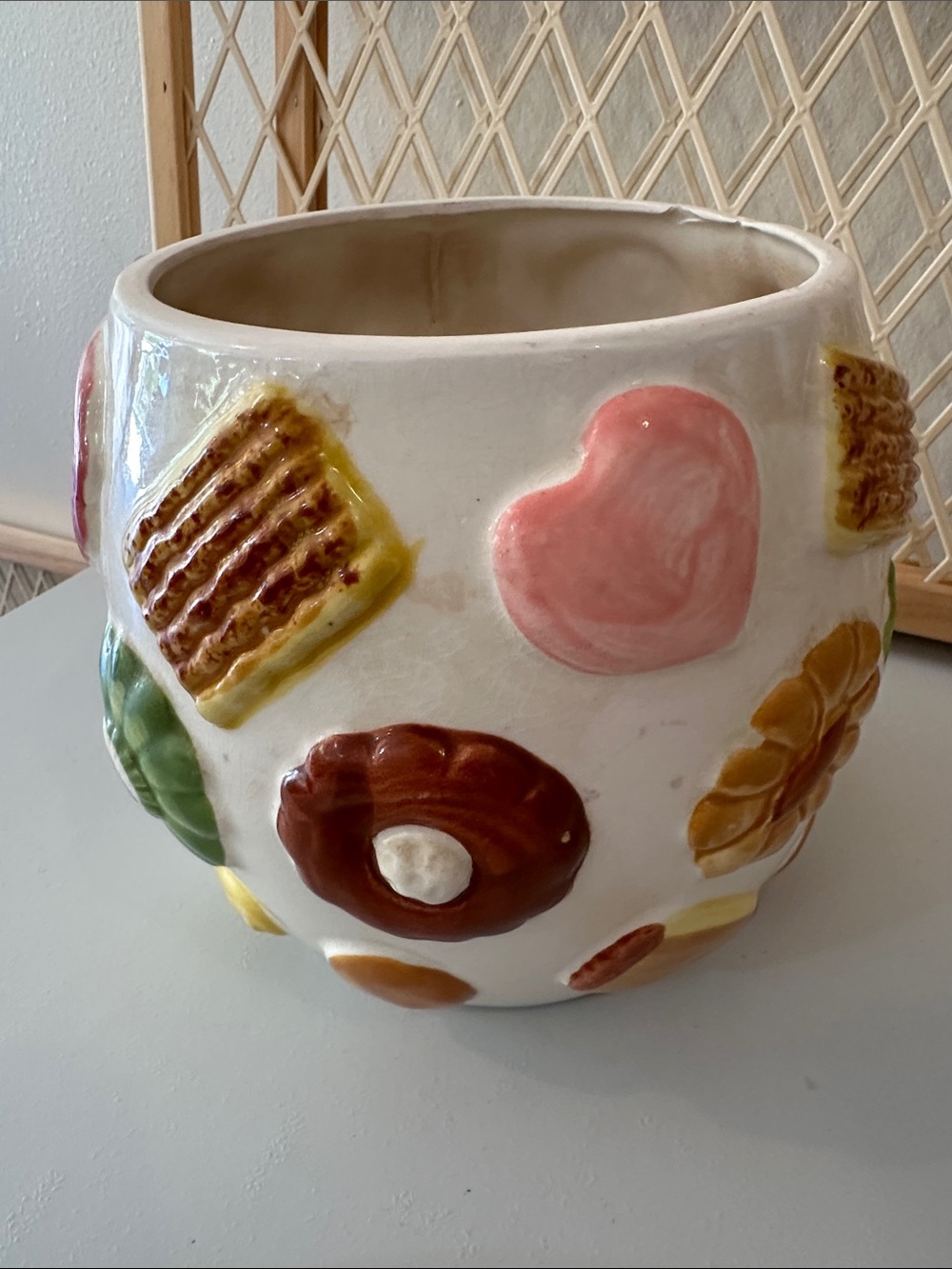 Vintage 1950’s NAPCO “Cookies All Over” cookie jar - Picture 6 of 8